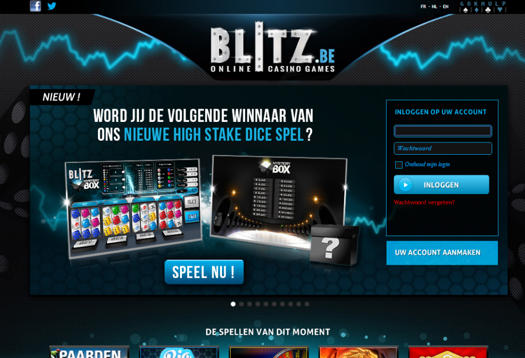 Blitz online casino België