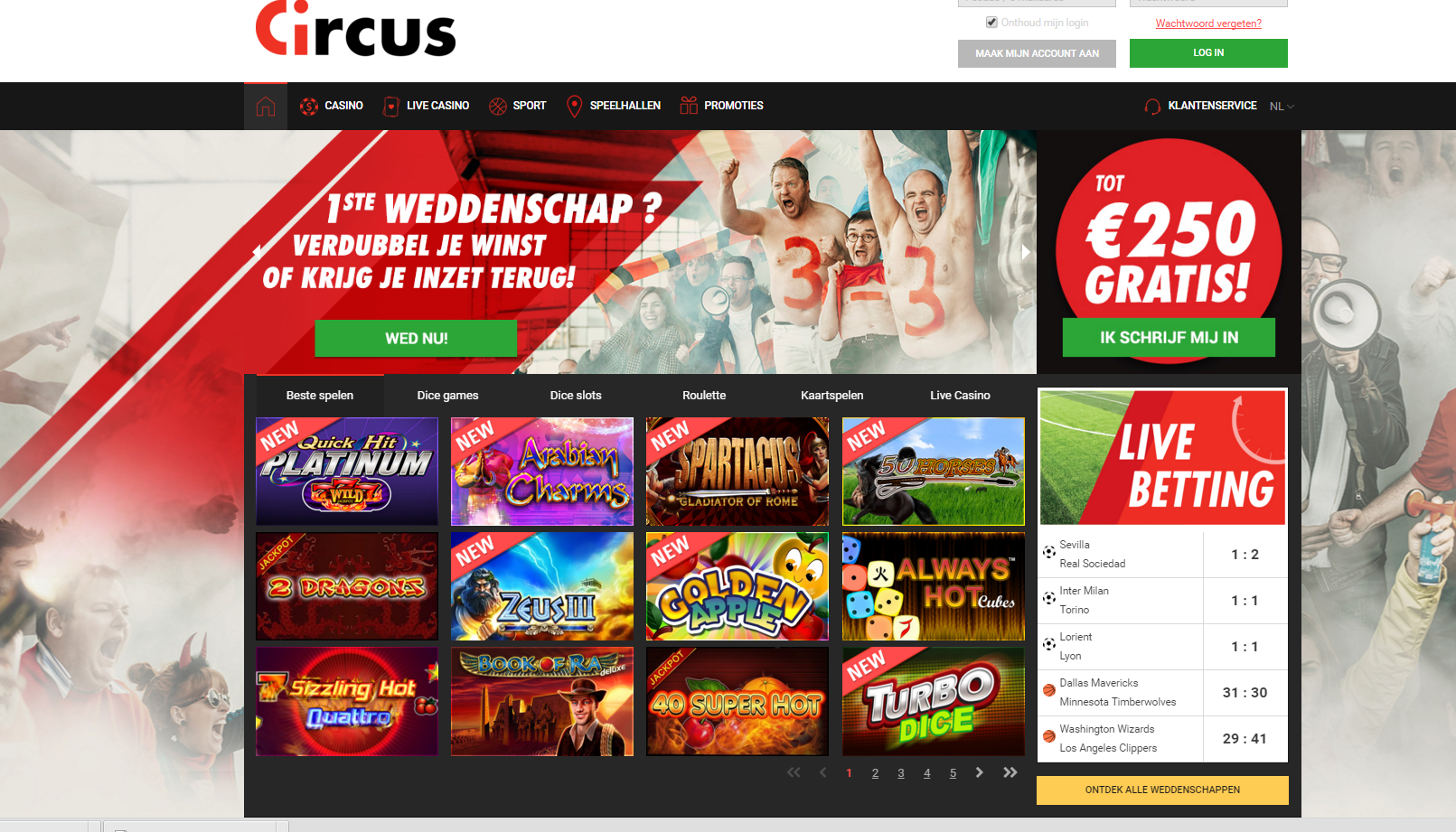 Circus Online Casino