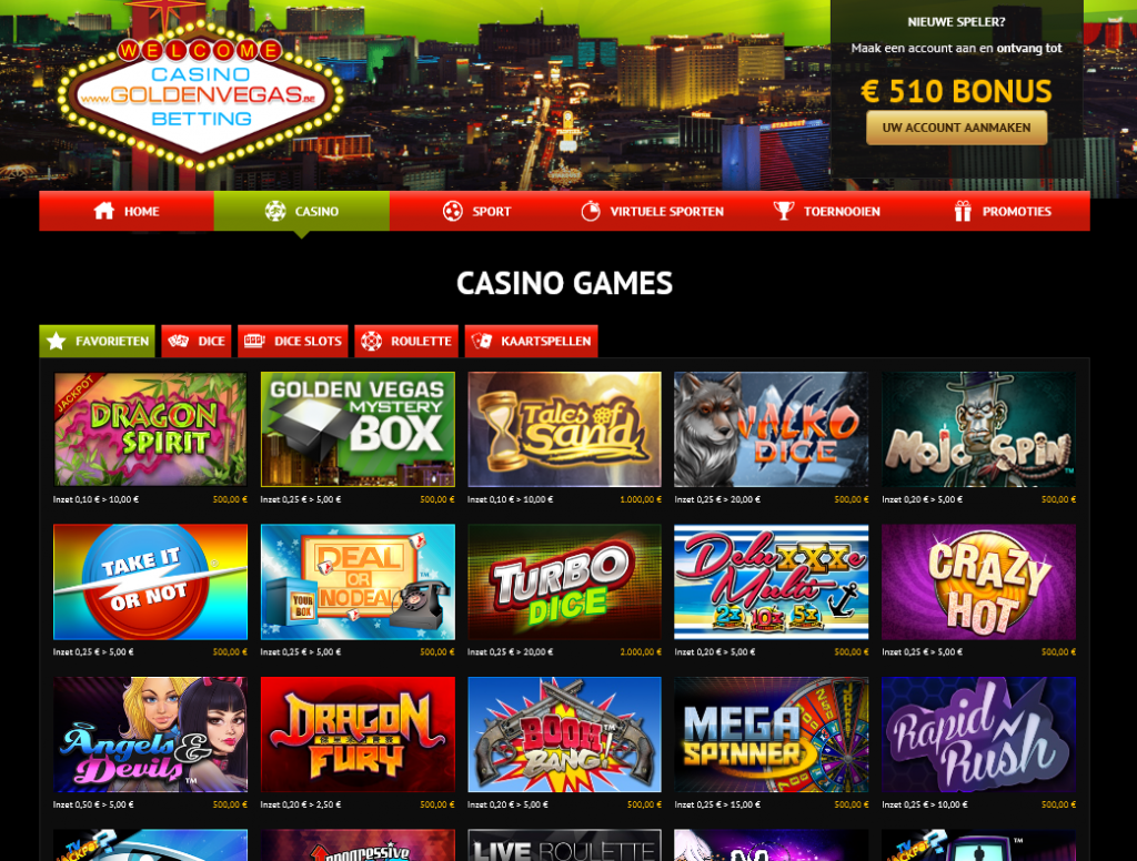 Golden Vegas online casino review