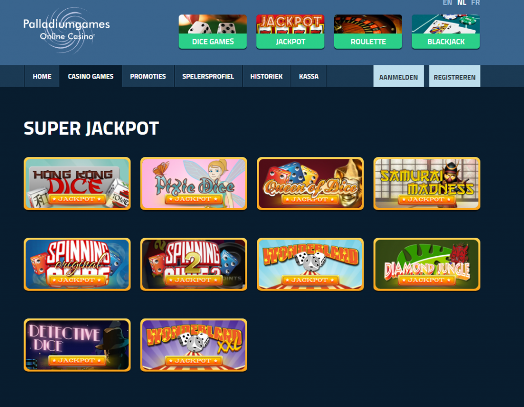 Palladium Games online casino review