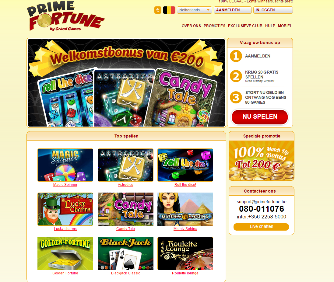 Prime Fortune online casino review