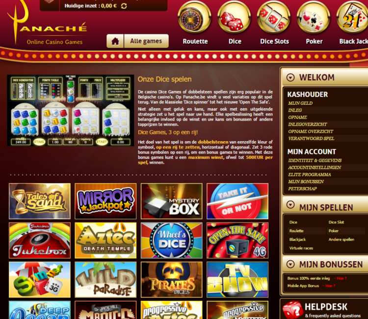 Panache online casinop