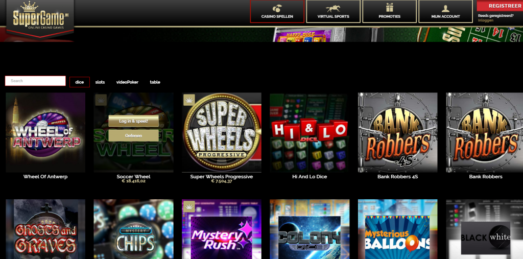 Super Game Online Casino