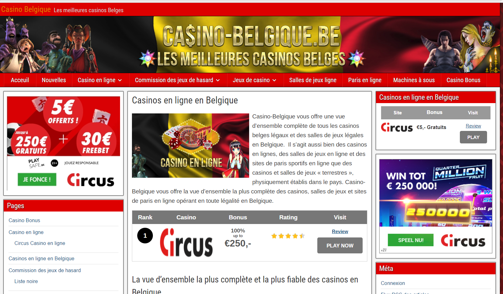 Casino Belgique
