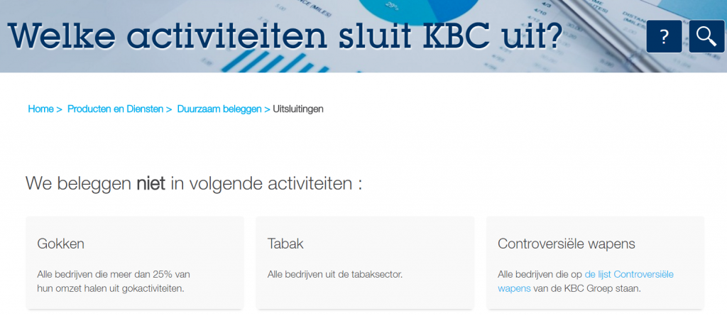 KBC sluit casino's uit