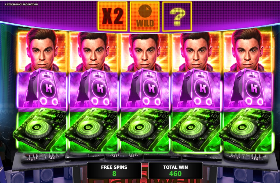 DJ Hardwell slot machine