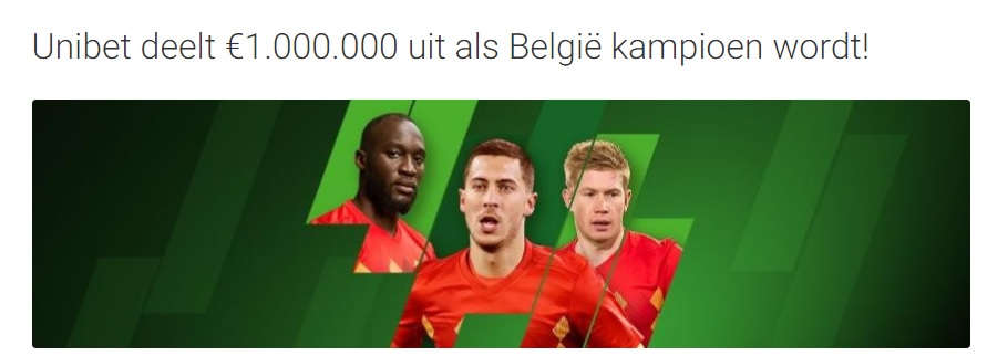 Unibet 1 miljoen euro