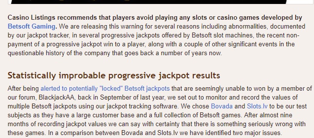 Betsoft slots rigged