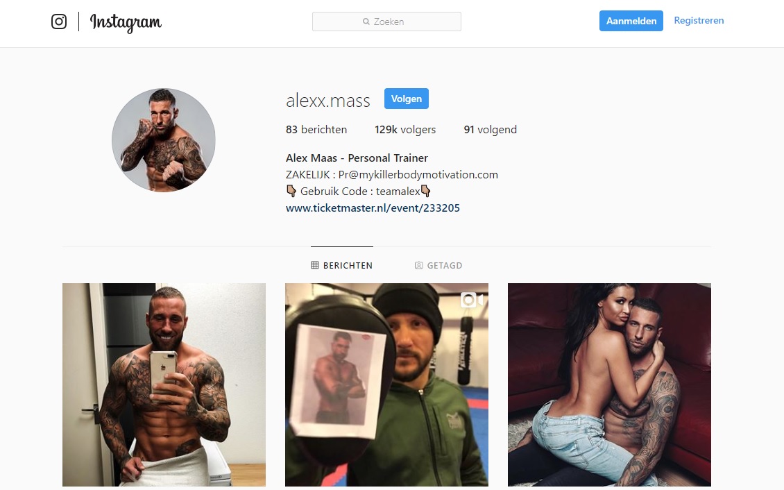 Alex Maas Casino Instagram