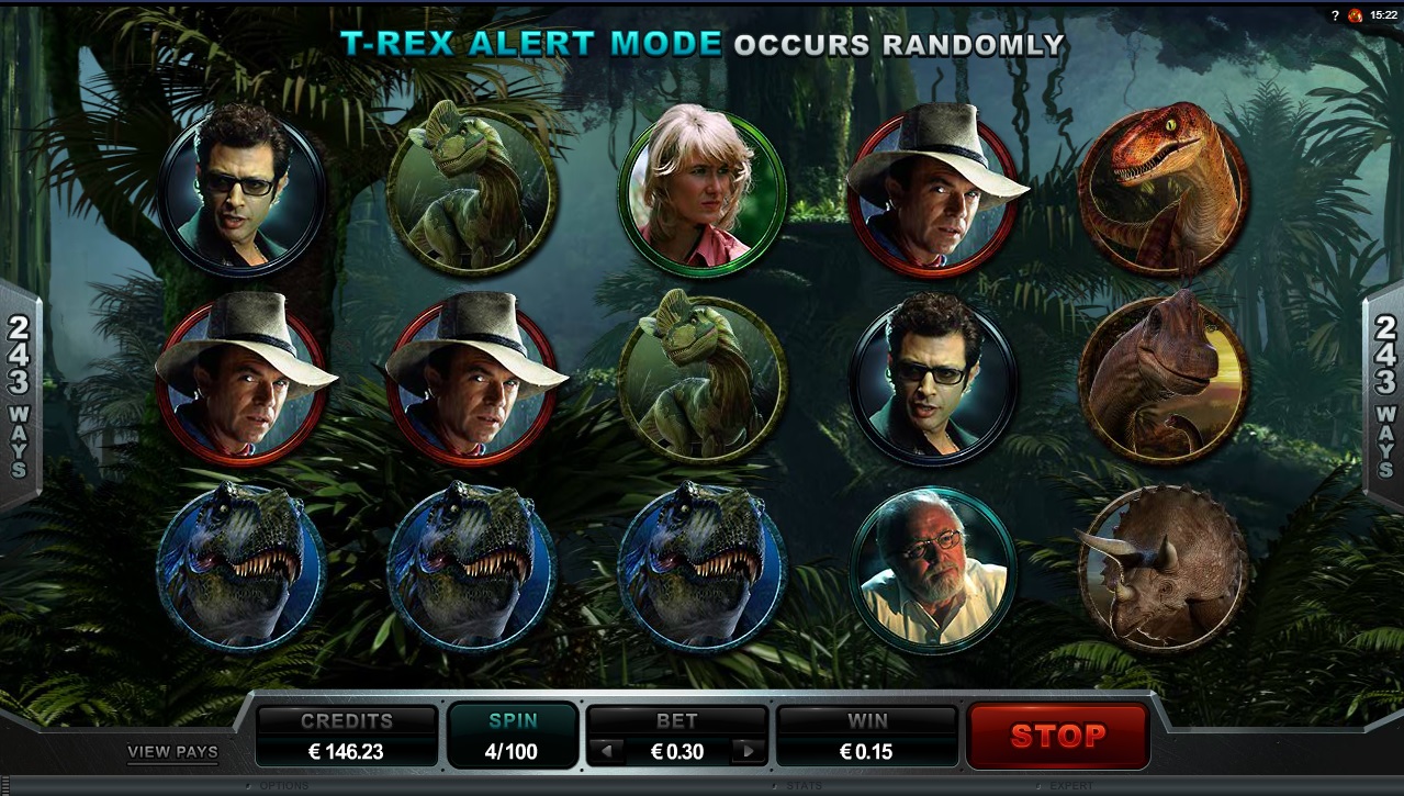 MicroGaming - Jurassic Park slot