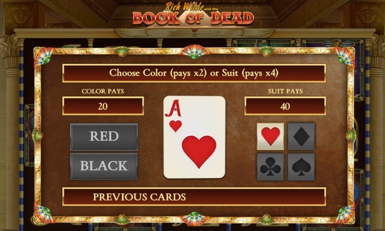 book of dead slot