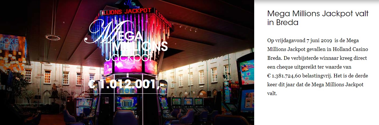 Holland Casino jackpot