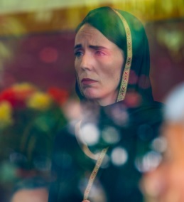 Jacinda Ardern hoofddoek